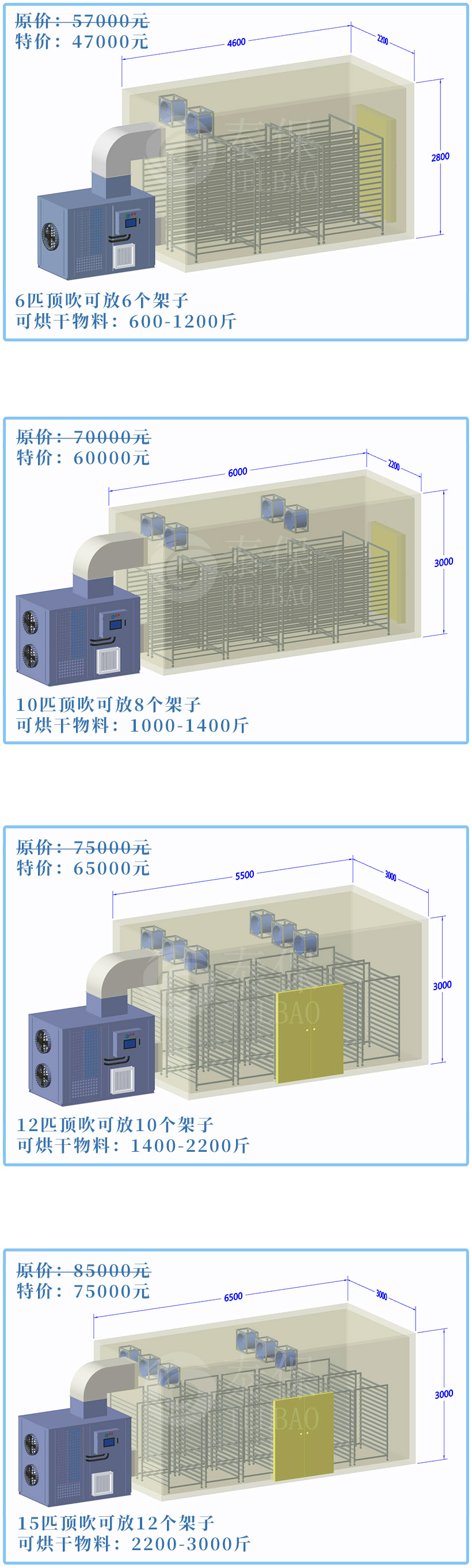 整體式頂吹烘干機(jī)優(yōu)惠價(jià)格